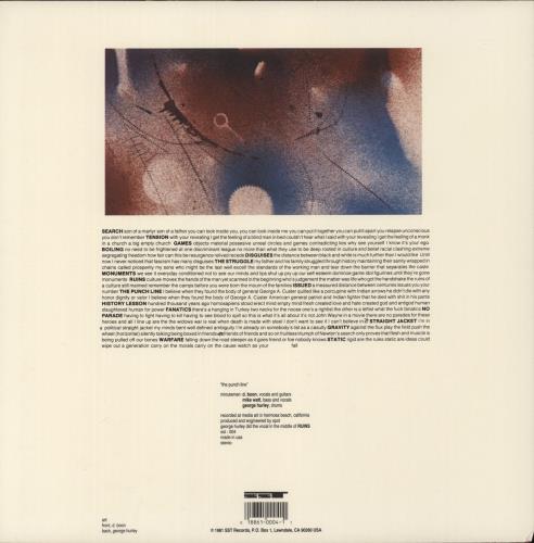 Minutemen The Punch Line vinyl LP album (LP record) US MK6LPTH874157