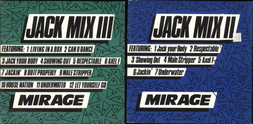 Mirage Jack Mix II & III 12" vinyl single (12 inch record / Maxi-single) UK MIE12JA713336