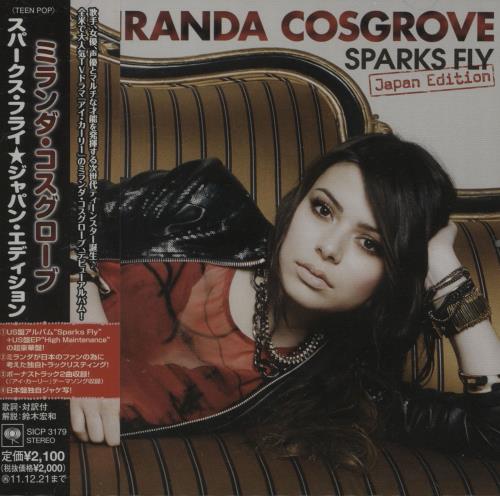 Miranda Cosgrove Sparks Fly (Japan Edition) + Obi CD album (CDLP) Japanese OX-CDSP670600