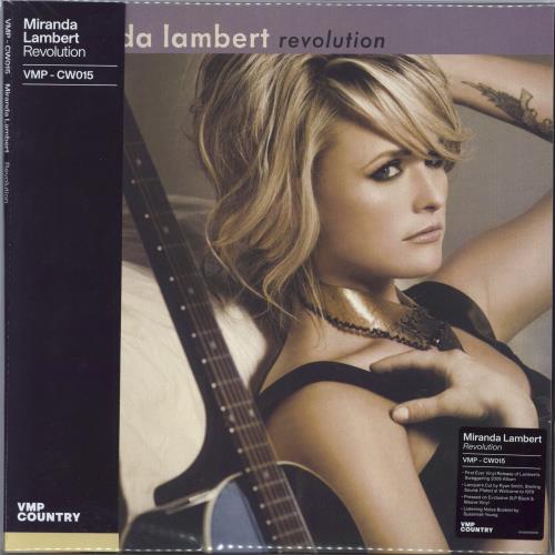 Miranda Lambert Revolution - Mauve & Black Split Vinyl + Outer Bag 2-LP vinyl record set (Double LP Album) US 4742LRE801609