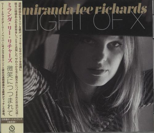 Miranda Lee Richards Light Of X CD album (CDLP) Japanese MP0CDLI664926