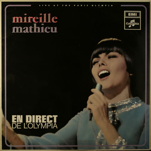 Mireille Mathieu Live At The Paris Olympia vinyl LP album (LP record) UK MM-LPLI550975