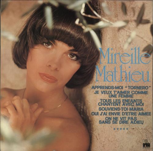 Mireille Mathieu Mireille Mathieu vinyl LP album (LP record) German MM-LPMI859080