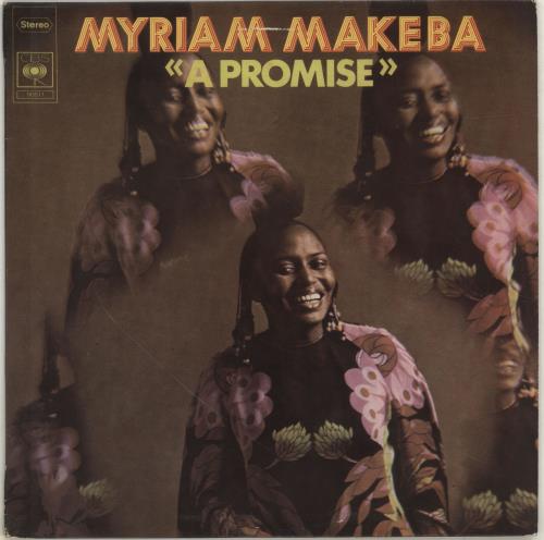 Miriam Makeba A Promise vinyl LP album (LP record) Italian 4MMLPAP700364