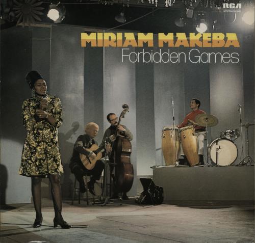 Miriam Makeba Forbidden Games vinyl LP album (LP record) German 4MMLPFO751756
