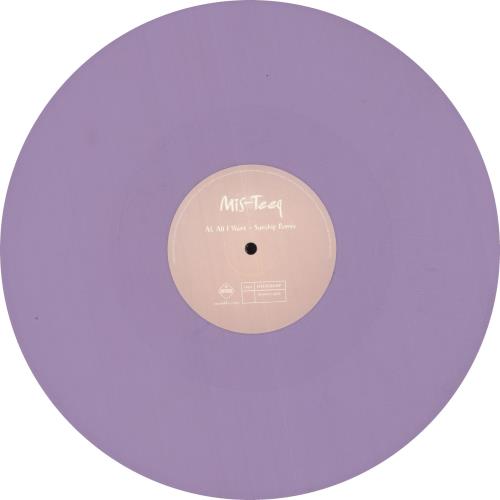 Mis-Teeq All I Want - Lilac Vinyl 12" vinyl single (12 inch record / Maxi-single) UK M/S12AL728100