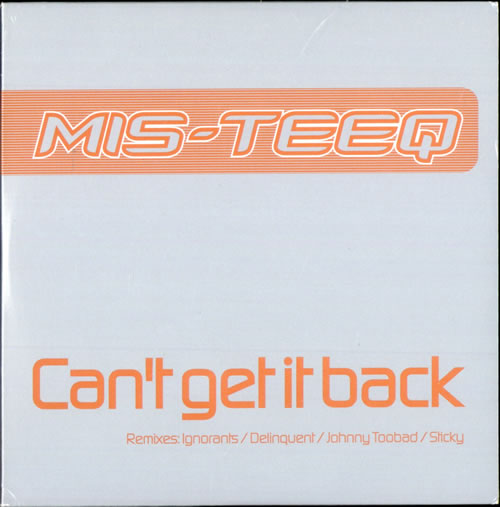 Mis-Teeq Can't Get It Back CD single (CD5 / 5") UK M/SC5CA500347