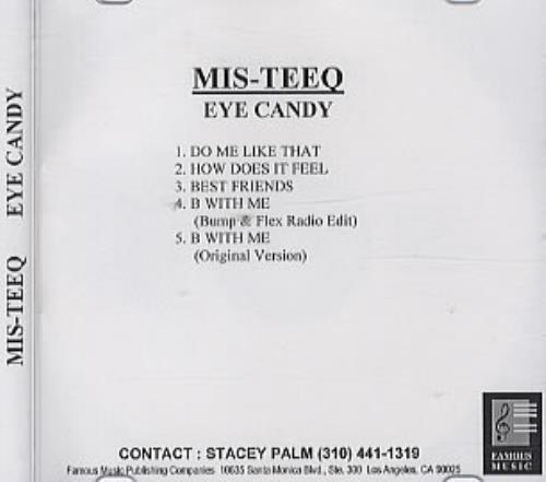 Mis-Teeq Eye Candy CD-R acetate US M/SCREY313527
