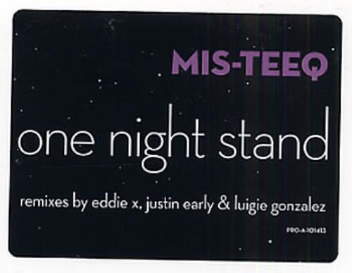 Mis-Teeq One Night Stand 12" vinyl single (12 inch record / Maxi-single) US M/S12ON308239