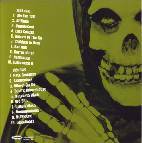 Misfits Collection II vinyl LP album (LP record) US MFTLPCO731505