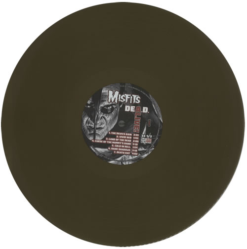 Misfits DeA.D. Alive! Gold Vinyl US vinyl LP album (LP record) (580339)