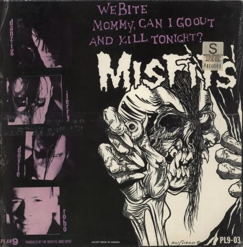 Misfits Die, Die My Darling - 3rd 12" vinyl single (12 inch record / Maxi-single) US MFT12DI866332