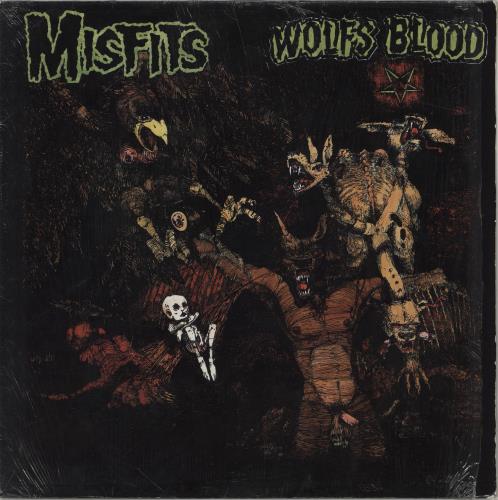 Misfits Earth A.D. / Wolfsblood - Shrink vinyl LP album (LP record) German MFTLPEA765704