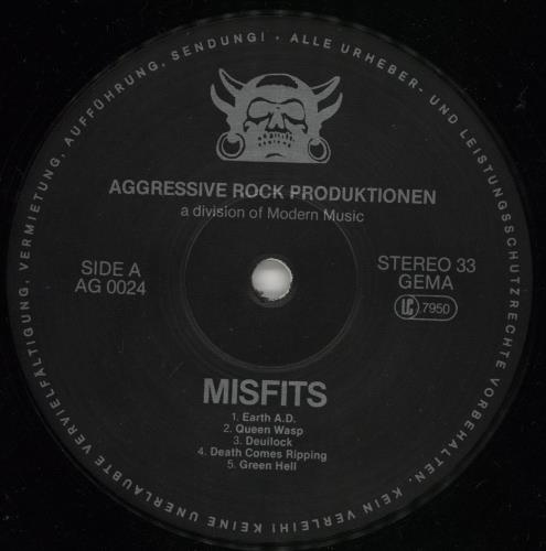 Misfits Earth A.D. / Wolfsblood - Shrink vinyl LP album (LP record) German MFTLPEA765704