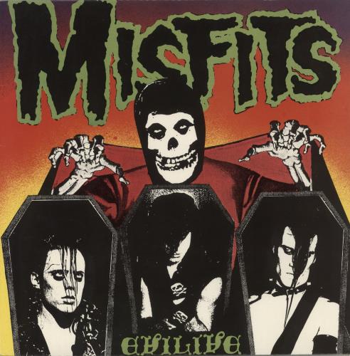 Misfits Evilive vinyl LP album (LP record) US MFTLPEV889364