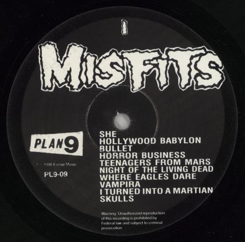 Misfits Misfits - 180gm vinyl LP album (LP record) US MFTLPMI867506