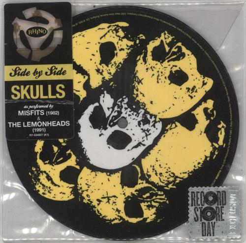Misfits Skulls - RSD13 7" vinyl picture disc (7 inch picture disc single) US MFT7PSK855172