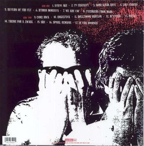 Misfits Static Age vinyl LP album (LP record) US MFTLPST832630