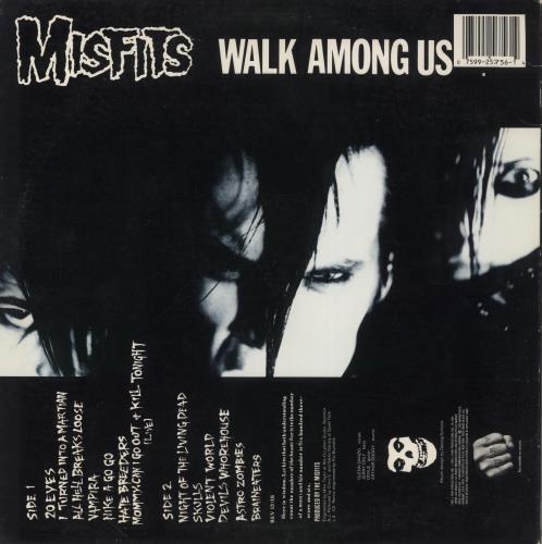 Misfits Walk Among Us + Inner vinyl LP album (LP record) US MFTLPWA860082