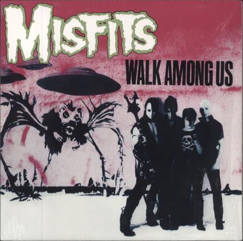 Misfits Walk Among Us - Black / Red Vinyl vinyl LP album (LP record) UK MFTLPWA812864