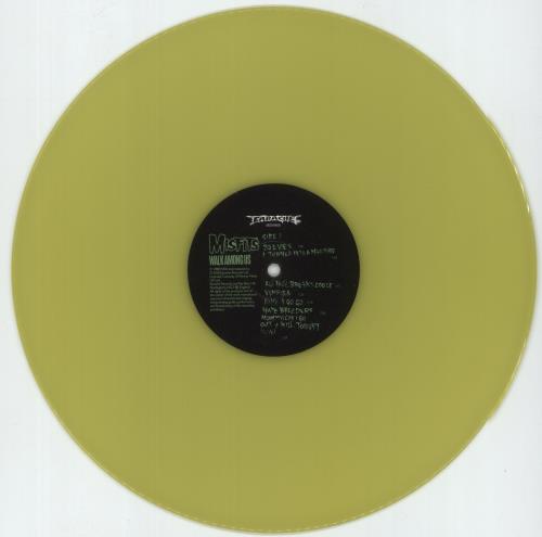 Misfits Walk Among Us - Yellow Vinyl vinyl LP album (LP record) UK MFTLPWA885168