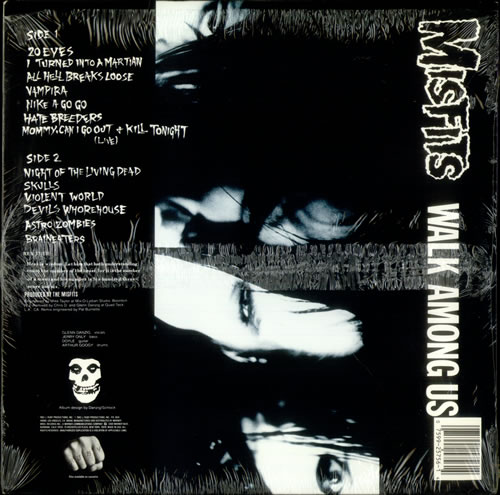 Misfits Walk Among Us vinyl LP album (LP record) US MFTLPWA13817