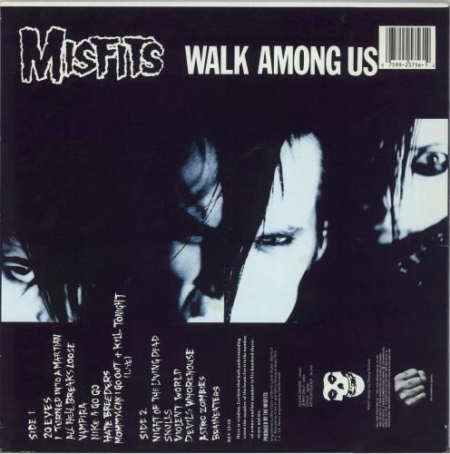 Misfits Walk Among Us vinyl LP album (LP record) US MFTLPWA820143