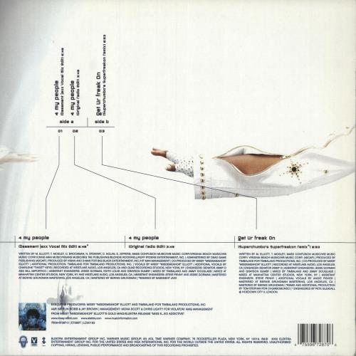 Missy Misdemeanor Elliott 4 My People 12" vinyl single (12 inch record / Maxi-single) US MSY12MY748385