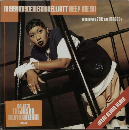 Missy Misdemeanor Elliott Beep Me 911 12" vinyl single (12 inch record / Maxi-single) German MSY12BE646056