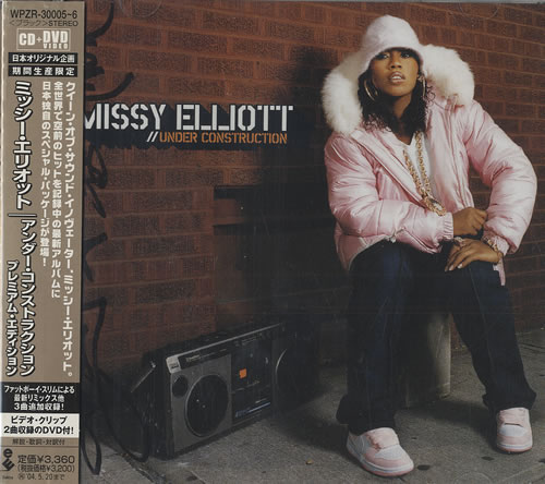 Missy Misdemeanor Elliott Construction 2-disc CD/DVD set Japanese MSY2DCO473444