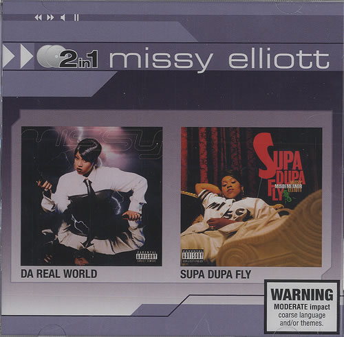 Missy Misdemeanor Elliott Da Real World / Supa Dupa Fly 2 CD album set (Double CD) Australian MSY2CDA458818