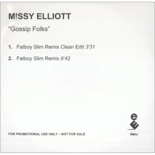 Missy Misdemeanor Elliott Gossip Folks CD-R acetate UK MSYCRGO274755