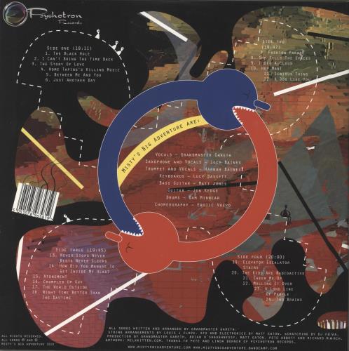 Misty's Big Adventure The Young Person's Guide to Misty's Big Adventure - Red and Blue Vinyl + CD 2-LP vinyl record set (Double LP Album) UK BI62LTH850193