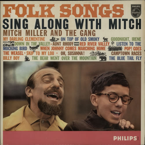 Mitch Miller Folk Songs Sing Along With Mitch vinyl LP album (LP record) Dutch M7MLPFO640909