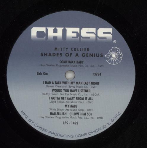 Mitty Collier Shades Of A Genius - 180g vinyl LP album (LP record) German NR6LPSH754485