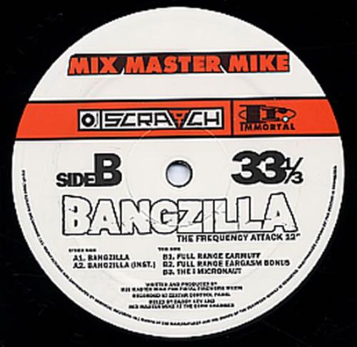 Mix Master Mike Bangzilla - The Frequency Attack 12" 12" vinyl single (12 inch record / Maxi-single) US MIX12BA331335