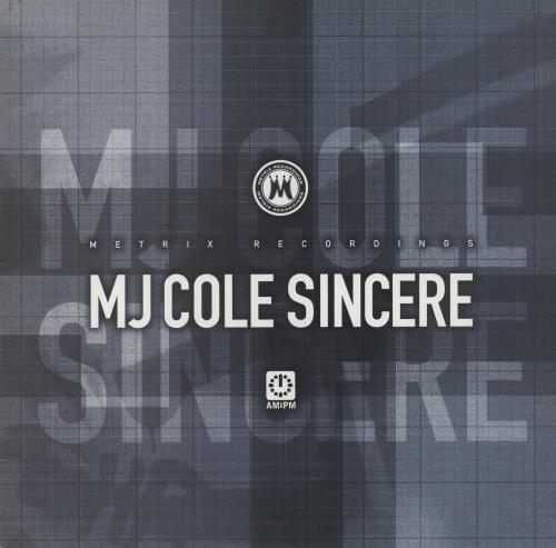 MJ Cole Sincere 12" vinyl single (12 inch record / Maxi-single) UK MJC12SI835799
