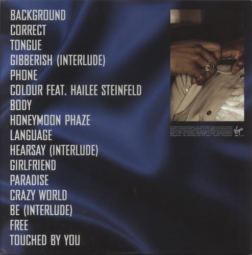 MNEK Language - Blue Vinyl vinyl LP album (LP record) US 85GLPLA860390