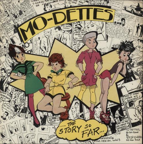 Mo-dettes The Story So Far -  sticker vinyl LP album (LP record) UK DTTLPTH864068