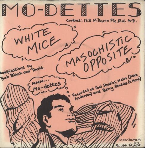 Mo-dettes White Mice - VG 7" vinyl single (7 inch record / 45) UK DTT07WH864975