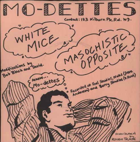 Mo-dettes White Mice 7" vinyl single (7 inch record / 45) UK DTT07WH77956