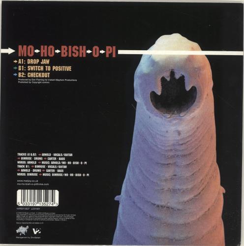 Mo Ho Bish O Pi Drop Jaw 7" vinyl single (7 inch record / 45) UK MPI07DR689163