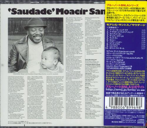 Moacir Santos Saudade CD album (CDLP) Japanese OQXCDSA786974
