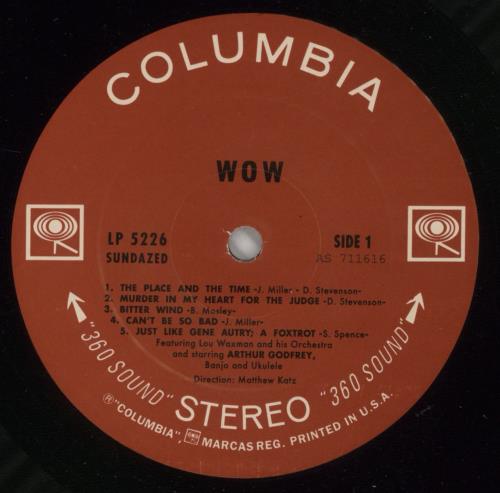 Moby Grape Wow vinyl LP album (LP record) US MBGLPWO733974