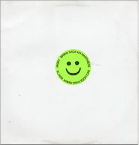 Moby Bring Back My Happiness 12" vinyl single (12 inch record / Maxi-single) US MBY12BR53511