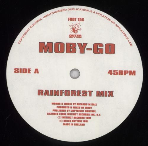 Moby Go Mixes 12" vinyl single (12 inch record / Maxi-single) UK MBY12GO169029