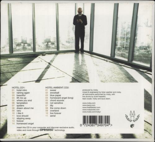 Moby Hotel 2 CD album set (Double CD) UK MBY2CHO318594