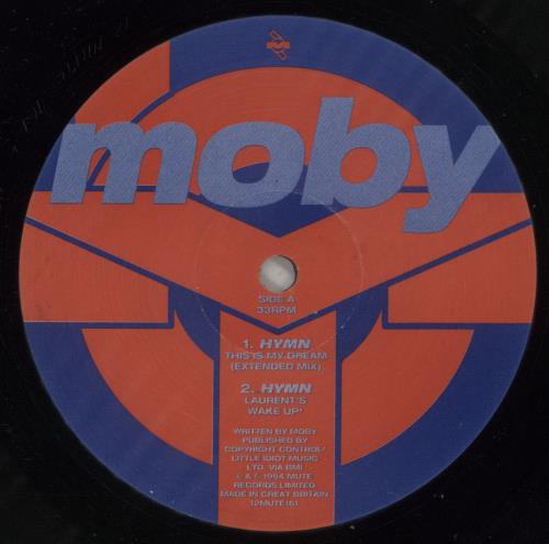 Moby Hymn 12" vinyl single (12 inch record / Maxi-single) UK MBY12HY184146