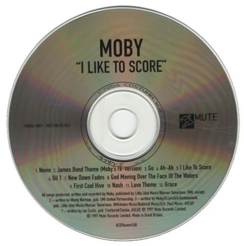 Moby I Like To Score CD album (CDLP) UK MBYCDIL130897