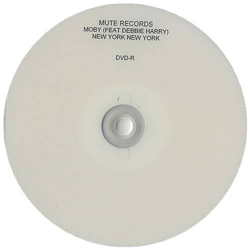 Moby New York New York promo DVD-R UK MBYDRNE446342
